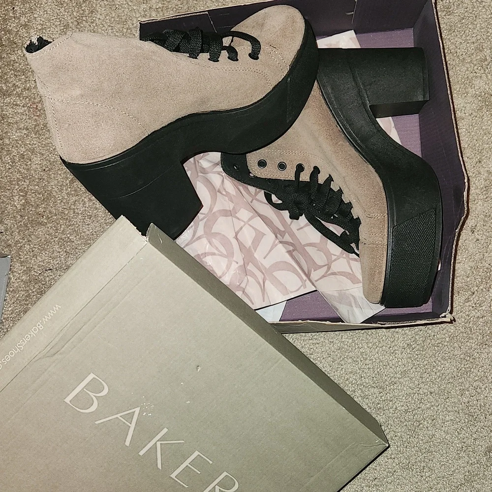 Bakers Block Heel taupe/nodium - Picture 1 of 7
